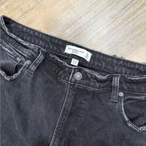Abercrombie & Fitch The Skinny High Rise Distressed Jeans Curve Love